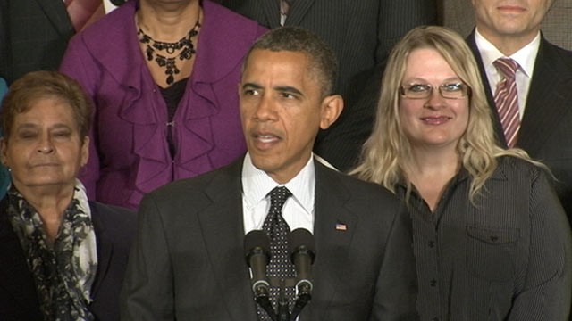 PHOTO: President Barack Obama delivers remarks from the White House, Nov. 9, 2012.
