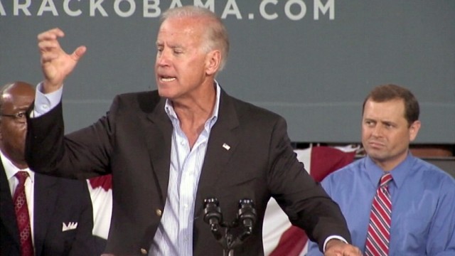 VIDEO: Biden Tells Crowd Romney Will Unchain Wall Street