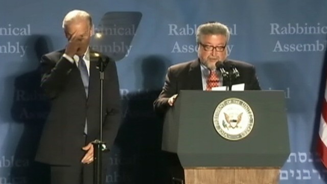 VIDEO: Joe Biden drew laughs in Atlanta at the Rabbinical Assembly Convention.