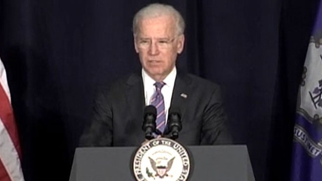 VIDEO: Vice President Joe Biden speaks at forum that included parents of Sandy Hook shooting victims.