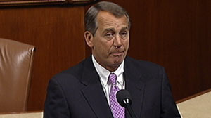 PHOTO Speaker Boehner opens the House and make a statement on the resolution honoring Rep. Giffords and mourning the lives lost in Tucson