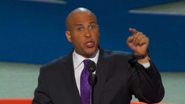 VIDEO: Newark mayors address in Charlotte resulted in chanting and a standing ovation.
