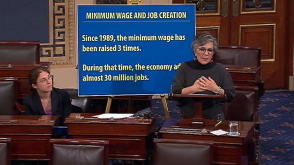 California senator talks about rapper 50 Cent and increasing the minimum wage.