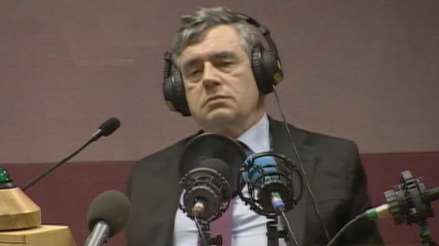 VIDEO: Prime Minister Gordon Brown is caught calling an elderly woman 'bigoted.'