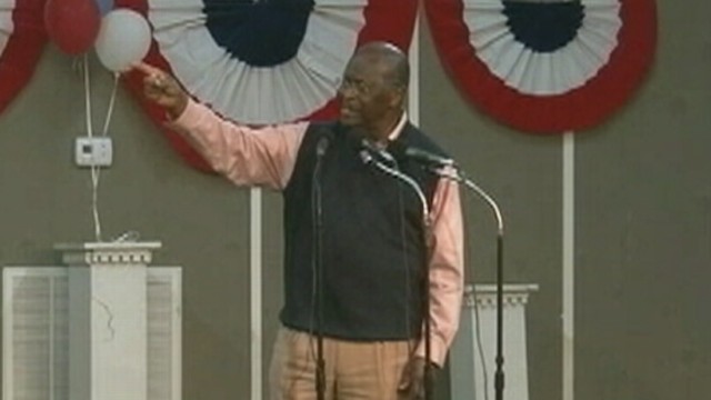 VIDEO: Herman Cain sings gospel in Waverly, Tennessee.