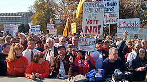 Photo: Tea Service: Energy served in unequal portions, as health care vote approaches