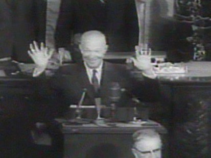 VIDEO: State of the Union 1960: "We live in a divided world of uneasy equilibrium."