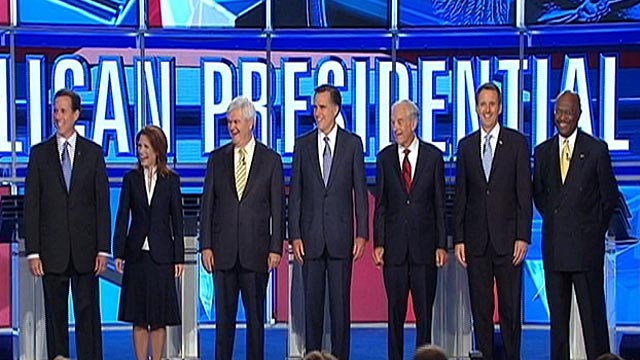 gop debate. GOP Debate Pack Slams Obama