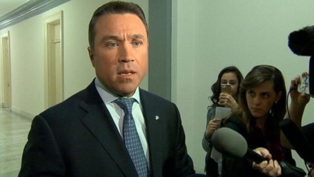 New York congressman says he "overreacted" to Michael Scottos question.