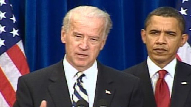 VIDEO: Vice President Joe Biden mispronounces company name Namaste in Denver, Colorado.