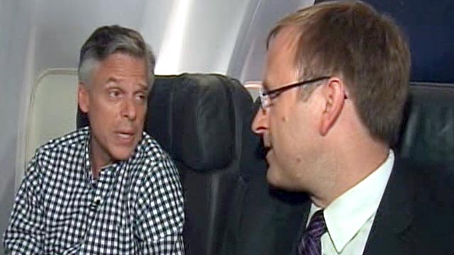 PHOTO: Jonathan Karls interview with Jon Huntsman.