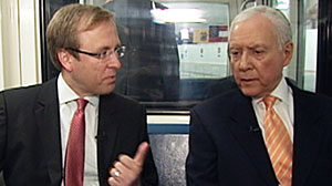 Photo: Jon Karl and Orrin Hatch