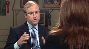 PHOTO Jonathan Karl interviews Christine ODonnell, Oct. 20, 2010.