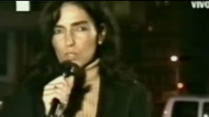 Argentine news organizations identify the woman with whom South Carolina Gov. Mark Sanford had an affair as former television producer María Belén Chapur, shown here reporting in New York for Argentine television.