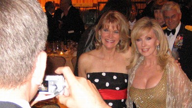 PHOTO: Martha Raddatz and Morgan Fairchild