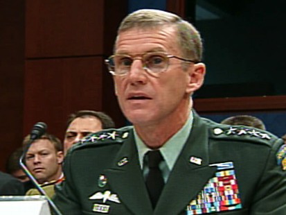 Video of Stan McChrystal testifying on Capitol Hill on Afghanistan.