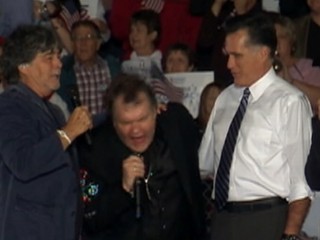 Watch: Meat Loaf and Mitt Romney Sing With Ohioans