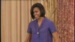 Video of First Lady Michelle Obama thanking Hillary Clinton.