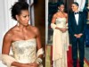 PHOTO U.S. President Barack Obama and first lady Michelle Obama hosted their first State Dinner