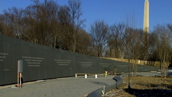 VIDEO: Rev. Martin Luther King Jr. memorial is situated between ...