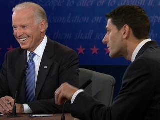 Watch: Biden Laughs at Ryan's 'Malarkey' on Foreign Policy