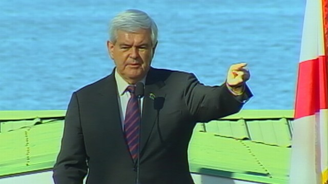 VIDEO: Newt Gingrich calls Mitt Romney ads desperate and false.
