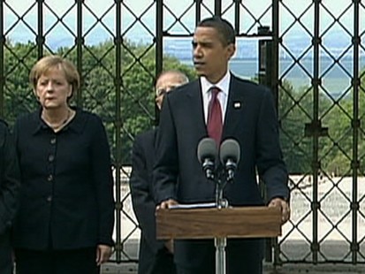 VIDEO: The president speaks about his tour of the concentration camp.