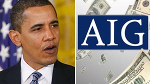 Photo: Obamas Outrage: President Wants Treasury to Block to AIG Bonuses