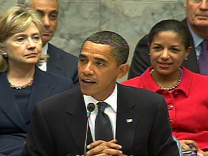 Video of President Obama pushing his goal of a nuke free world during a UN Security Council meeting.