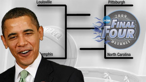 President Obama weighs in on March Madness