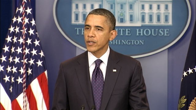 PHOTO: President Barack Obama holds a press conference, Dec. 23, 2011.