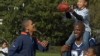 Video: President Obama teams with the NFL to fight childhood obesity.