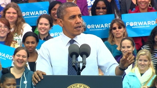 VIDEO: Democrat rallies supporters at George Mason University in Virginia.