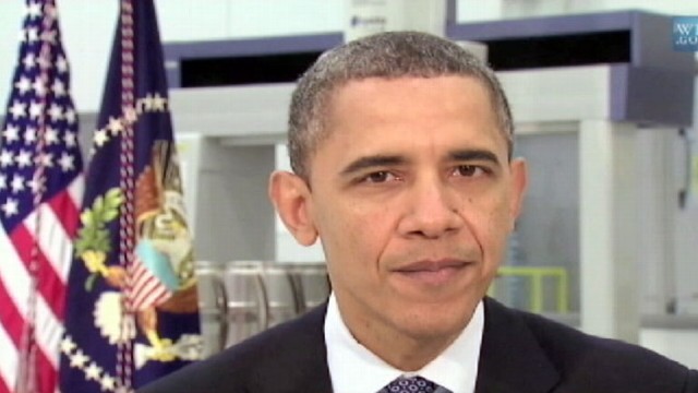 VIDEO: The president talks about manufacturing and combating the rise in gas prices.
