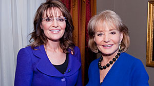 Photo: ABCs Barbara Walters interviews Sarah Palin