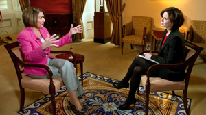 PHOTO House Speaker Nancy Pelosi sits down for a network exclusive interview with ABCs Elizabeth Vargas.