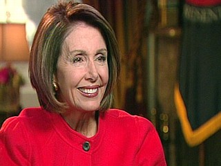 Speaker of the House Nancy Pelosi sits down for an interview on 