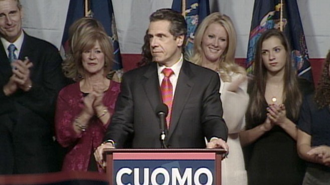 VIDEO: The governor-elect declares victory in the NY Gubernatorial race.