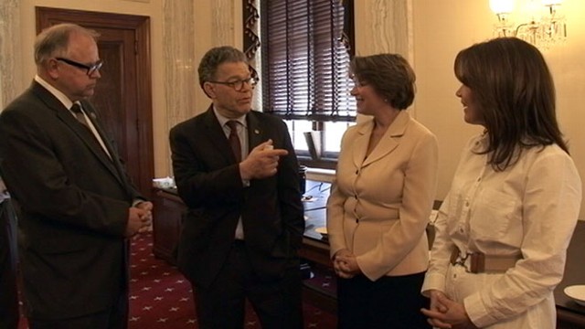 VIDEO: Sen. Al Franken hosts a hotdish cook-off that spices up some friendly rivalries.