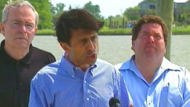 VIDEO: The Governor expresses concern over type of oil hitting Louisiana marshlands