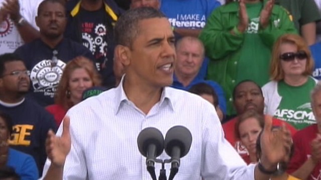 VIDEO: Obama Speaks at Labor Rally in Detroit
