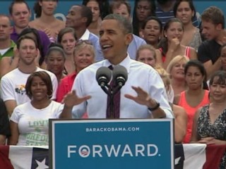 Watch: Obama Gets 'Misty' When Michelle Speaks