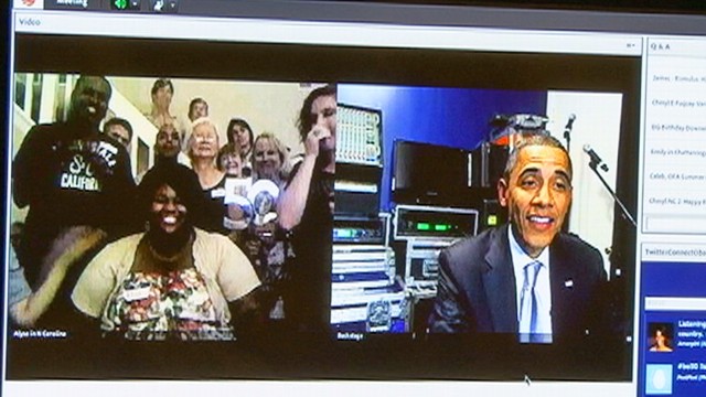VIDEO: Obama Holds Birthday Video Teleconference
