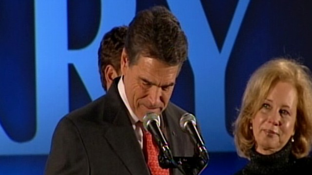 VIDEO: Rick Perry Finishes 5th in Iowa Caucus