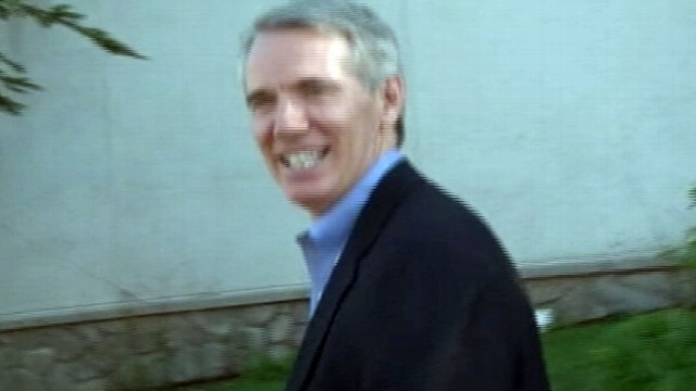 VIDEO: ABC News exclusively talks with Rob Portman outside Romney retreat.