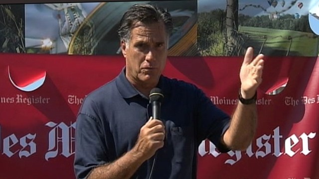 VIDEO: Mitt Romney Heckled in Iowa