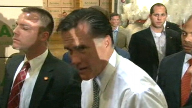 VIDEO: Candidate declined to take questions at campaign event.