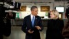PHOTO: President Barack Obama during interview with Diane Sawyer of ABC News at UPS Las Vegas South hub in Las Vegas, Nevada, Jan. 26, 2012.