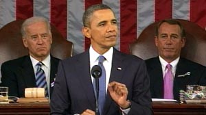 PHOTO President Barack Obama delivers the State of the Union address