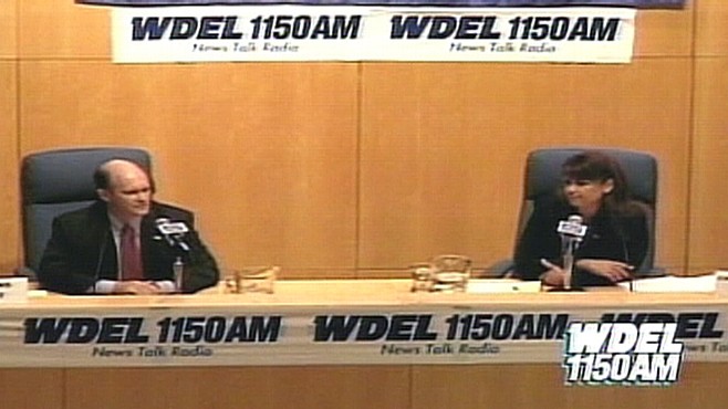 Video of O'Donnell, Coons debate on WDEL.